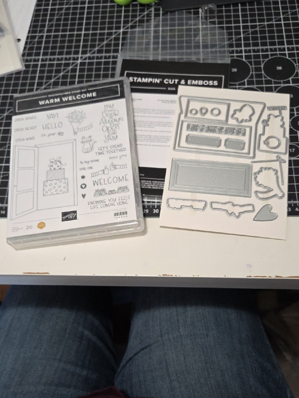 Warm Welcome Stamp & Coordinating Die Set